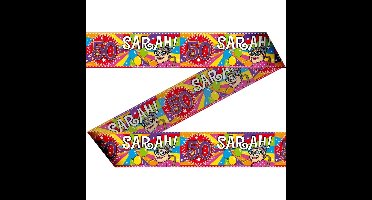 Folat Sarah 50 jaar - 3x - markeerlint - 15 meter - verjaardag versiering - slinger