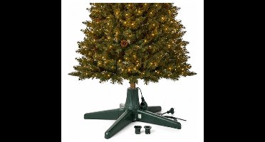Kerstboom standaard - draaibaar - D65 cm - groen - voor kunstbomen van 150 tot 240 cm