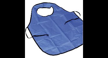 Kliederschort/ knutselschort/ kinderschort - Blauw/Zwart - Kinderen 8/12 jaar