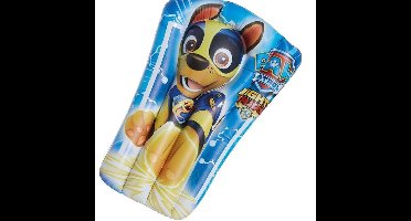 Paw Patrol luchtbed Chase - blauw - vinyl - 65 x 40 cm - opblaasbed kinderen