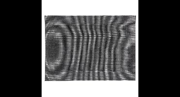 Secret de Gourmet diner placemat Texaline - zwart - 50 x 35 cm - Onderleggers