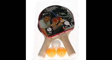 Tafeltennisbatjes - incl. pingpong balletjes - tafeltennis set