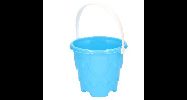 T&F Creations Zandkasteel Emmer - blauw - 18 x 16 cm - strandemmer - zandvormpjes