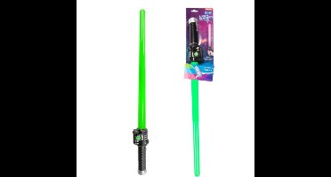 Toi-toys Lichtzwaard - groen - 62 cm - kunststof - uitschuifbaar - licht en geluid