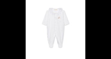 Baby Gi wit boxpakje met hobbel paardje roze