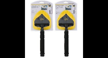 2x stuks microvezel auto raamreinigers/raamtrekkers 21-37 cm