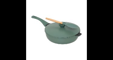 5Five braadpan Dublin - D28 cm - aluminium - groen - met deksel - pannen
