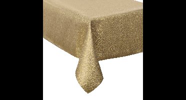 Atmosphera Tafelkleed gouden glitters - 140 x 360 cm - polyester