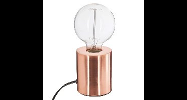 Atmosphera Tafellamp Saba - metaal - koper - H10 cm - Leeslampje - Designlamp