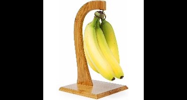 Bananenhouder - luxe rubber hout - bananenhaak druiven/bananenhanger