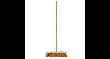 Binnenbezem - FSC hout - kokos - 50 cm - 30 mm bezemsteel - 140 cm