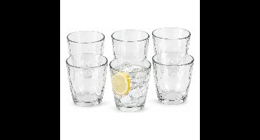 Bormioli Rocco Drinkglazen Jewels - 6x stuks - transparant - 295 ml - water - sap - fris