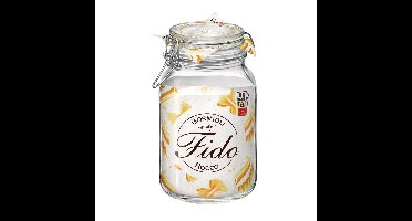 Bormioli Rocco Voorraadpot / weckpot - transparant - glas - 21 x 13 cm - 2 Liter