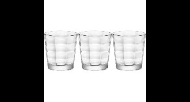 Bormioli Rocco waterglazen/drinkglazen - 3x stuks - 240 ml - transparant
