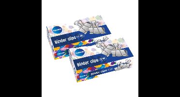Centrum Papierklem - 36x stuks - 32 mm - metaal - in doos - kantoorartikelen