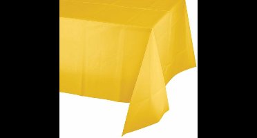 Creative Converting Tafelkleed - 3x - geel - 137 x 274 cm - papier - decoratie
