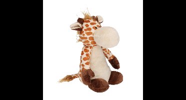 Deurstopper - giraf - 29 x 14 x 16 cm - polyester - safari dieren thema deurstoppers