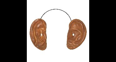 Diadeem met grote oren - 14 cm - Carnaval verkleed accessoires