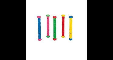 Duikstokjes - 5x stuks - Gekleurd - Kunststof - Duikspeelgoed voor Zwembad