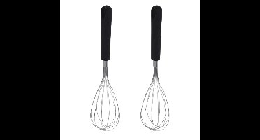 Excellent Houseware keukengerei garde - 2x - klopper - 31 cm - rvs - keukengereedschap