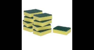 Gerimport schuursponzen - 40x - schoonmaak spons - afwas / keuken / huishouden