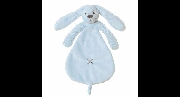 Happy Horse Tuttel konijntje Richie - blauw - pluche baby doekje - 25 cm