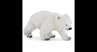 Ijsbeer - speelgoed figuur - kunststof - 8 cm - sneeuwdieren