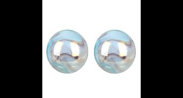 Knikkers - 8x stuks - Witte tijger bollebust - 42 mm - speelgoed