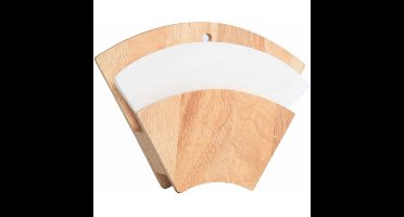 Koffiefilterhouder - hout - 16 x 4 x 22 cm - voor koffie filters