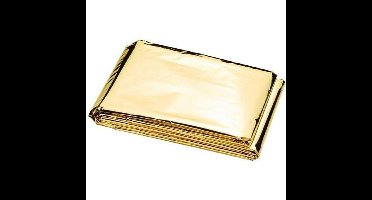 Nooddeken/reddingsdeken/isolatiedeken - 160 x 210 cm - goud - warmtedeken