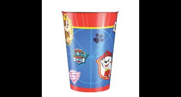 Paw Patrol thema feest drinkbekers - 24x stuks - 250 ml - karton - Kinderverjaardag/kinderfeestje