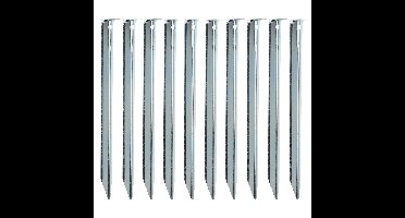 Redcliffs tentharingen - pennen - 20x - zilver - metaal - 22 cm - voor diverse ondergronden