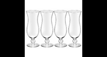 Royal Leerdam grote Cocktailglazen Hawaii - 4x stuks - glas - 440 ml - Pina Colada en meer