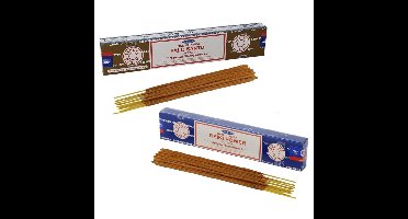 Satya Wierook cadeaus set - 2x geurstokjes - Palo Santo en Reiki Power geur - Meditatie