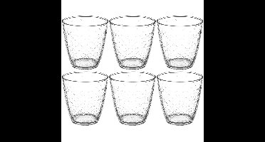 Secret de Gourmet waterglazen Rome -set 12x - 250 ml - deco glas - drinkglazen
