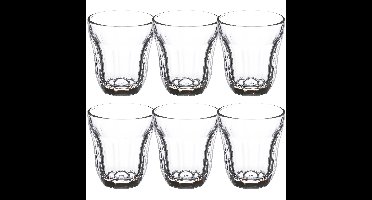 Set van 6x stuks water/sap glazen Enzeau 210 ml van glas