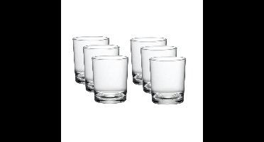 Shotglazen/borrelglazen - 18x - transparant - 50 ml - glas - Caravelle