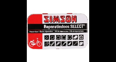 Simson fietsband reparatieset select - banden plakset - lekke band - onderweg