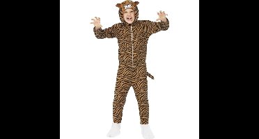 Smiffy's Tijger Kostuum - onesie - kinderen - dierenpak - verkleedkleding - dieren