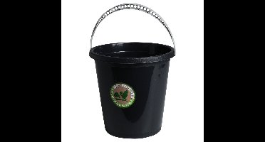 Storage Solutions emmer - 5 liter - Kunststof - Zwart - 24 x 23 x 22 cm
