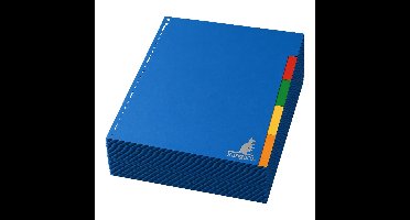 Stylex tabbladen set - 25x stuks - gekleurd - 23 ringen - A4 formaat - kunststof - voor ringmappen