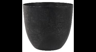 Ter Steege Plantenpot - zwart - kunststof - D38 x H33 cm - bloempot