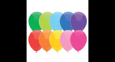 Verjaardag latex party ballonnen gekleurd 30x stuks formaat 30 cm