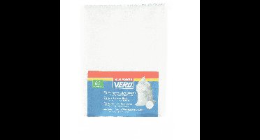 Vero Grofvuil Afvalzakken - 3x - 80 liter - 65 x 98 cm - geweven - extra stevig - wit