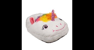 Voetenwarmer groot slof eenhoorn/unicorn - one size - 30 x 27 cm