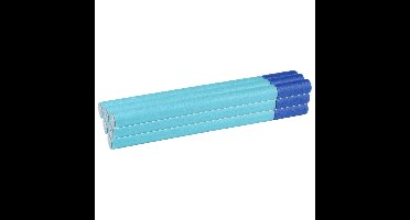 Waterpistool van foam 54 cm - 5x - waterspuiten klein model - spuit 10 meter ver - blauw