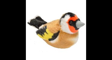Wild Republic Knuffel vogel - met geluid - pluche - 13 cm