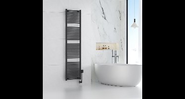 Wiesbaden Elara Elektrische Radiator WiFi - 181.7x45cm - Mat Zwart