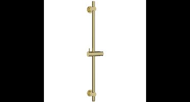 Wiesbaden UniMatch Glijstang met Wateraansluiting - 76.5cm - Messing PVD