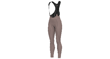 Dames lange koersbroek met bretels Winter